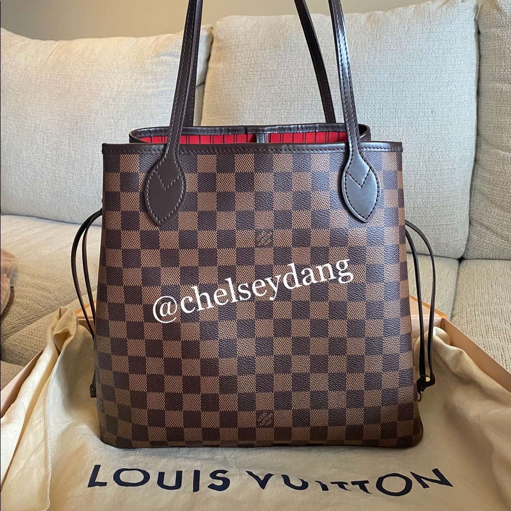 Louis Vuitton Neverfull MM Cherry Damier Ebene